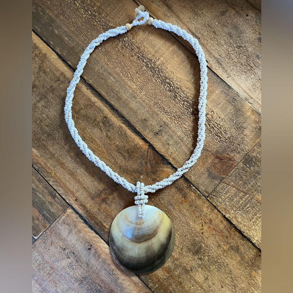 Shell necklace. 18”